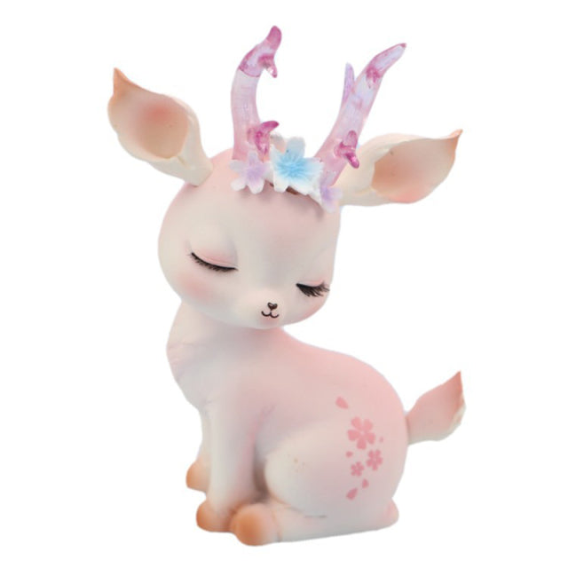 Kawaii Fawn Ornament - Floral Fawna