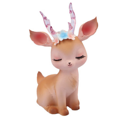 Kawaii Fawn Ornament - Floral Fawna