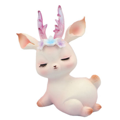 Kawaii Fawn Ornament - Floral Fawna