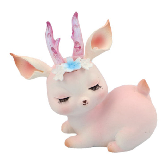 Kawaii Fawn Ornament - Floral Fawna