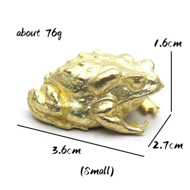 Copper Toad Ornament - Floral Fawna