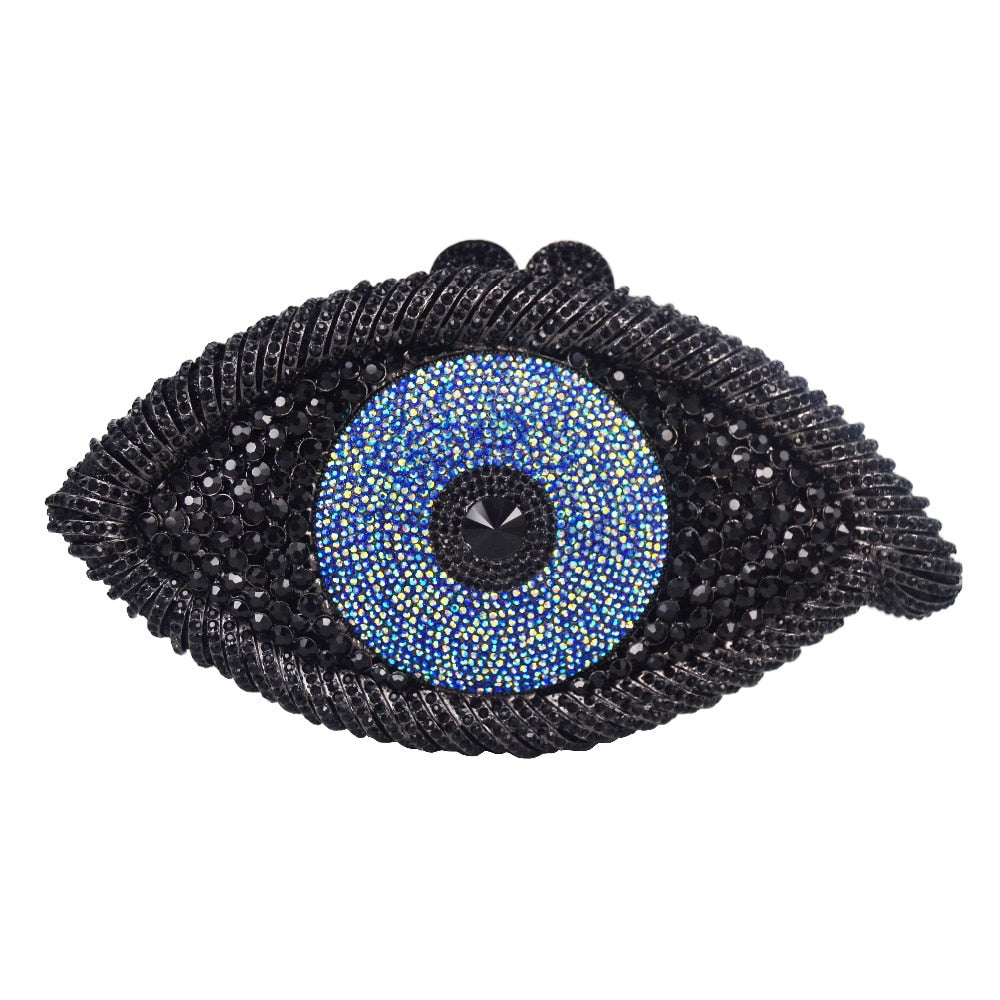 All Seeing Eye Crystal Clutch - Floral Fawna