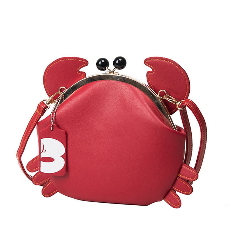 Cute Crab Crossbody Bag - Floral Fawna