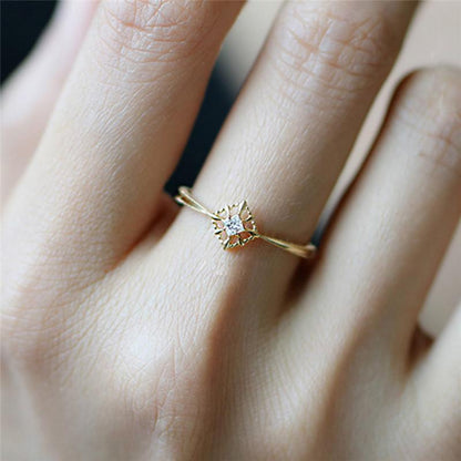 Dainty Northern Star Ring - Floral Fawna