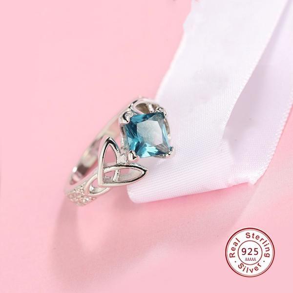 Blue Celtic Dream Ring - Floral Fawna