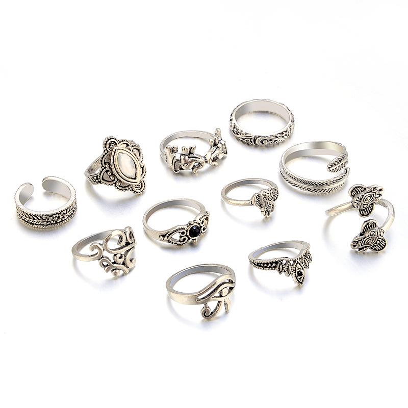 Bohemian Princess Ring Set - Floral Fawna