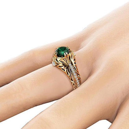 Butterfly Goddess Ring - Floral Fawna