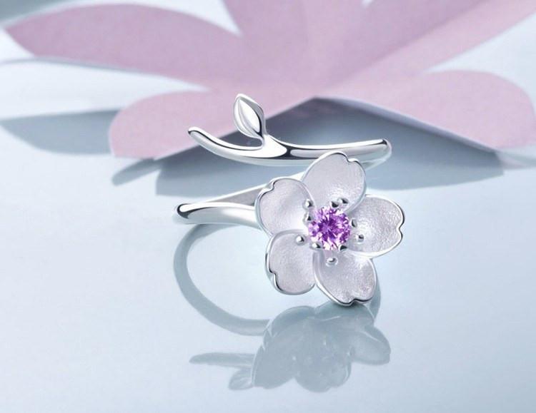 The Magnificent Cherry Blossom Ring - Floral Fawna