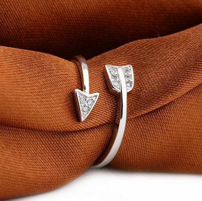 Crystal Arrow Wrap Ring - Floral Fawna