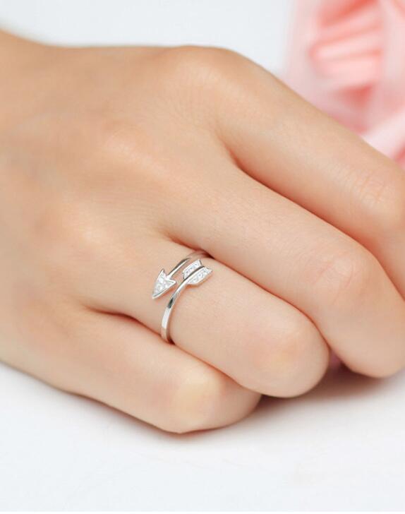 Crystal Arrow Wrap Ring - Floral Fawna