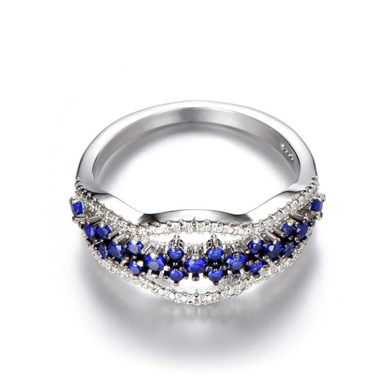 Dark Blue Enchantress Ring - Floral Fawna