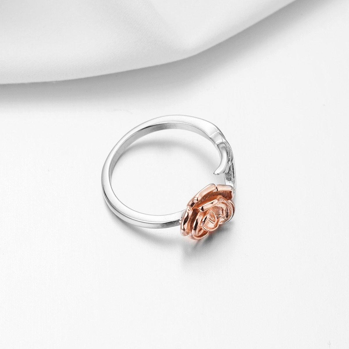 Delicate Rose Wrap Ring - Floral Fawna