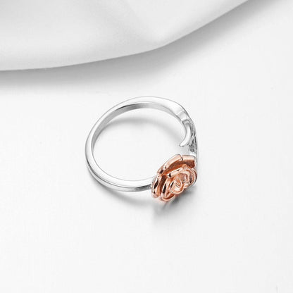 Delicate Rose Wrap Ring - Floral Fawna