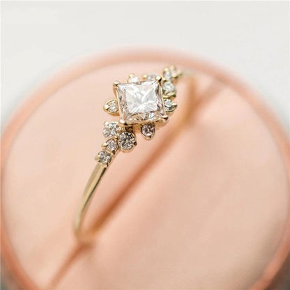 Elegant Gold Goddess Ring - Floral Fawna