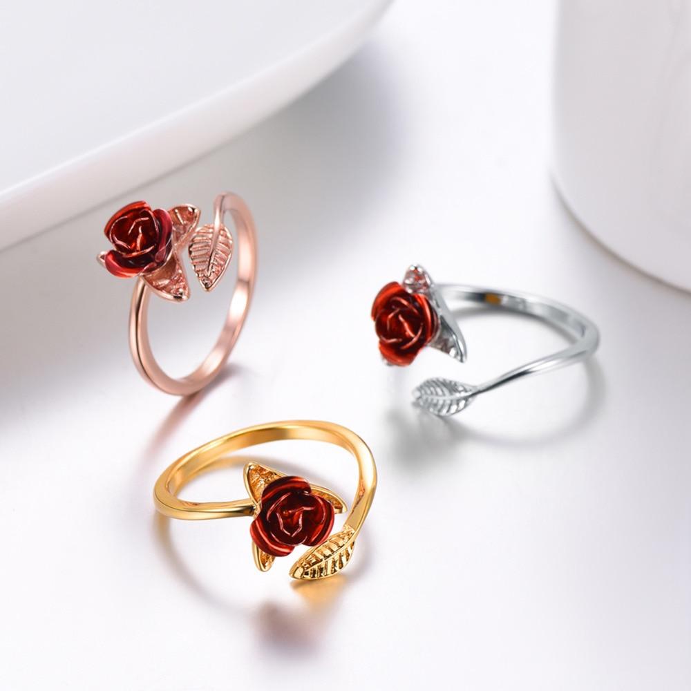 Enchanted Rose Wrap Ring - Floral Fawna