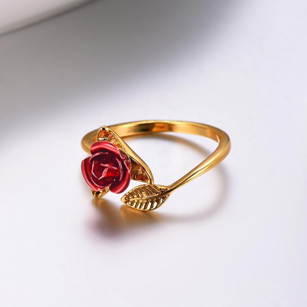 Enchanted Rose Wrap Ring - Floral Fawna