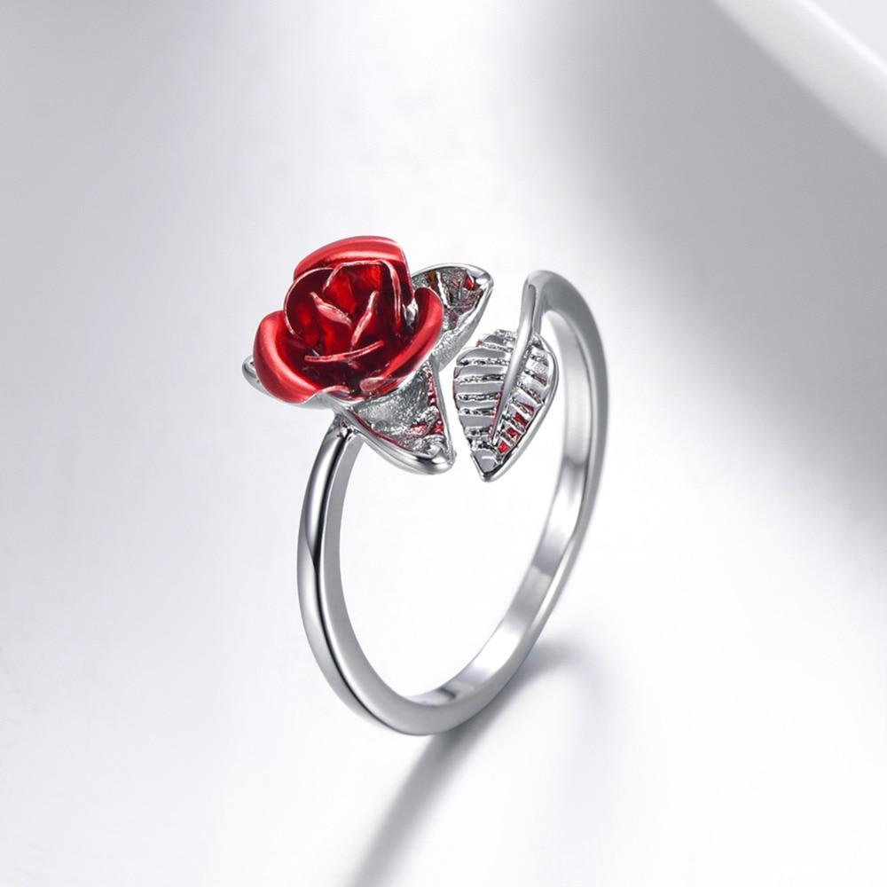 Enchanted Rose Wrap Ring - Floral Fawna