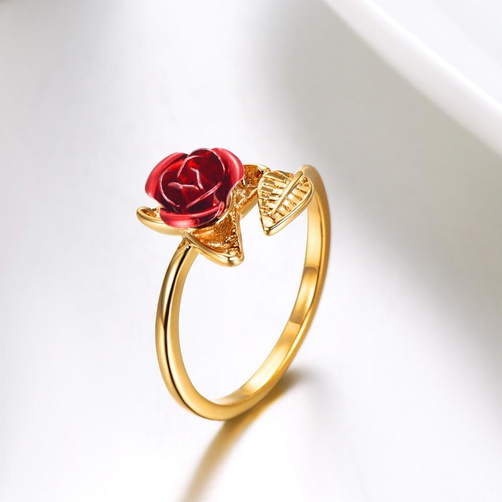 Enchanted Rose Wrap Ring - Floral Fawna