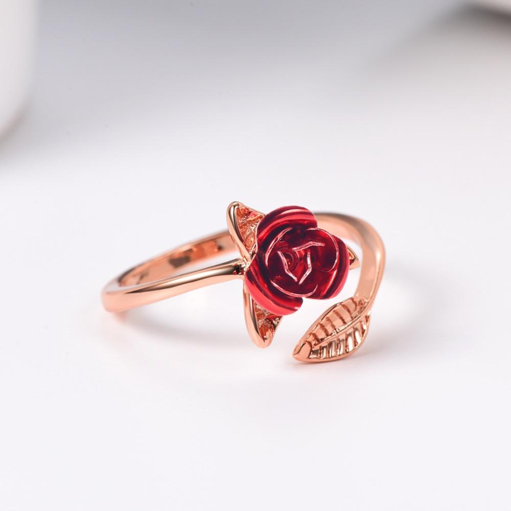 Enchanted Rose Wrap Ring - Floral Fawna