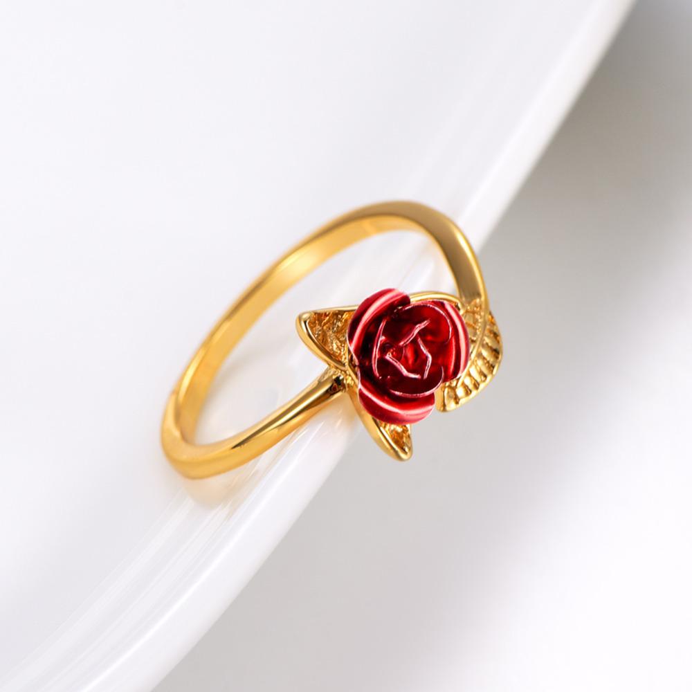 Enchanted Rose Wrap Ring - Floral Fawna