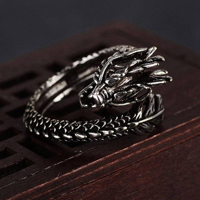 Fierce Dragon Wrap Ring - Floral Fawna