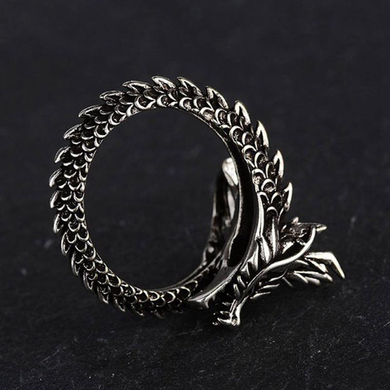 Fierce Dragon Wrap Ring - Floral Fawna