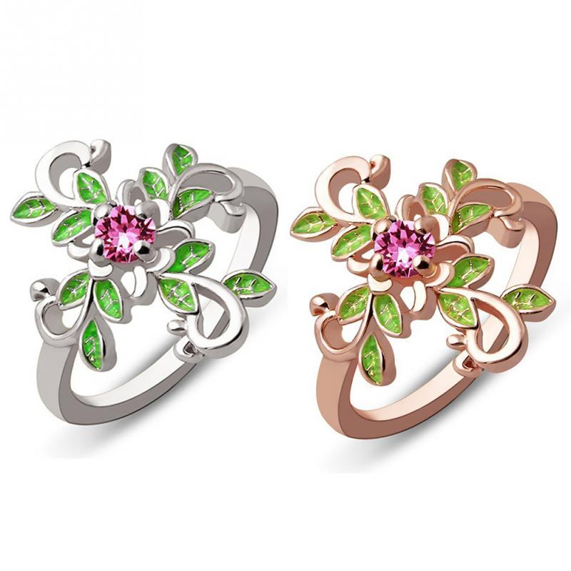 Forest Goddess Cross Ring - Floral Fawna