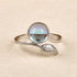 Leaf Moonstone Wrap Ring - Floral Fawna