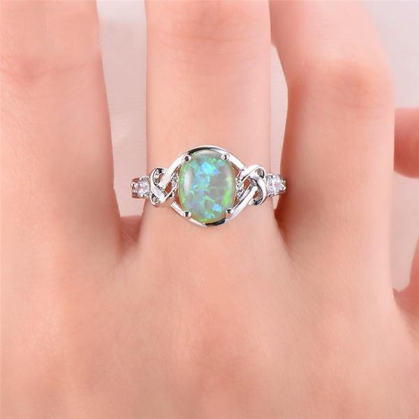 Magical Fire Opal Ring - Floral Fawna