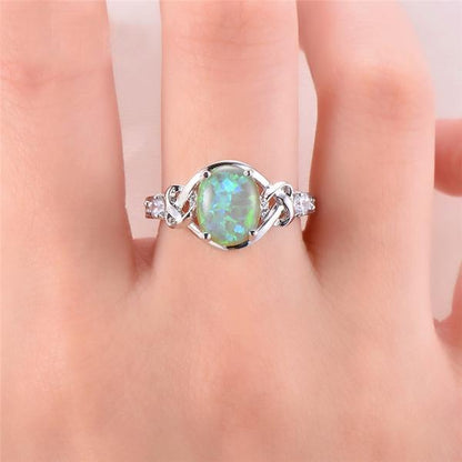 Magical Fire Opal Ring - Floral Fawna