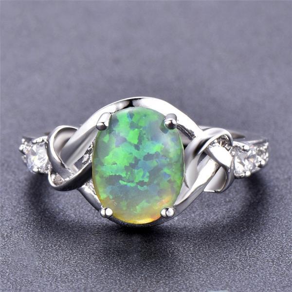 Magical Fire Opal Ring - Floral Fawna