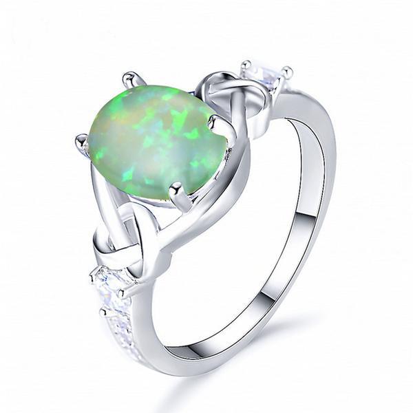 Magical Fire Opal Ring - Floral Fawna