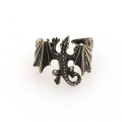 Magical Flying Dragon Ring - Floral Fawna