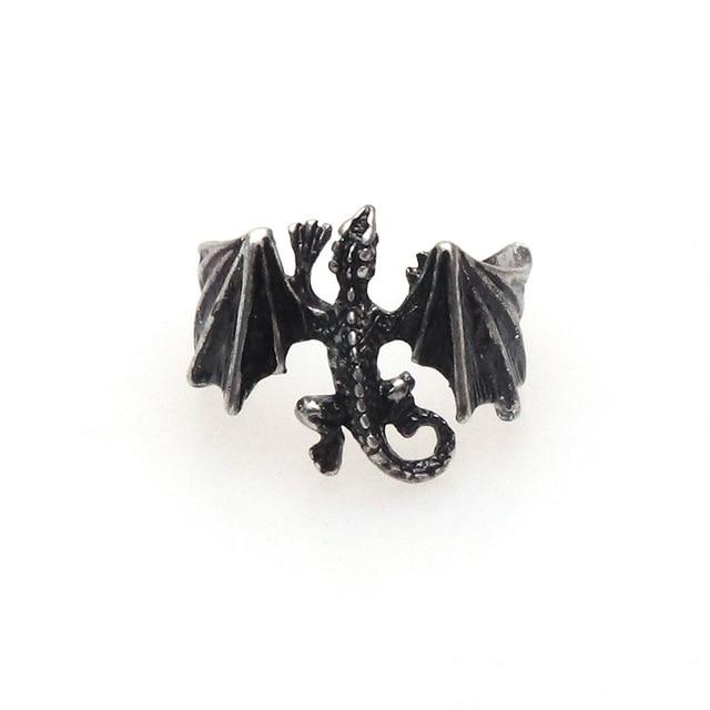 Magical Flying Dragon Ring - Floral Fawna