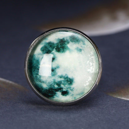 Magical Glow In The Dark Moon Ring - Floral Fawna