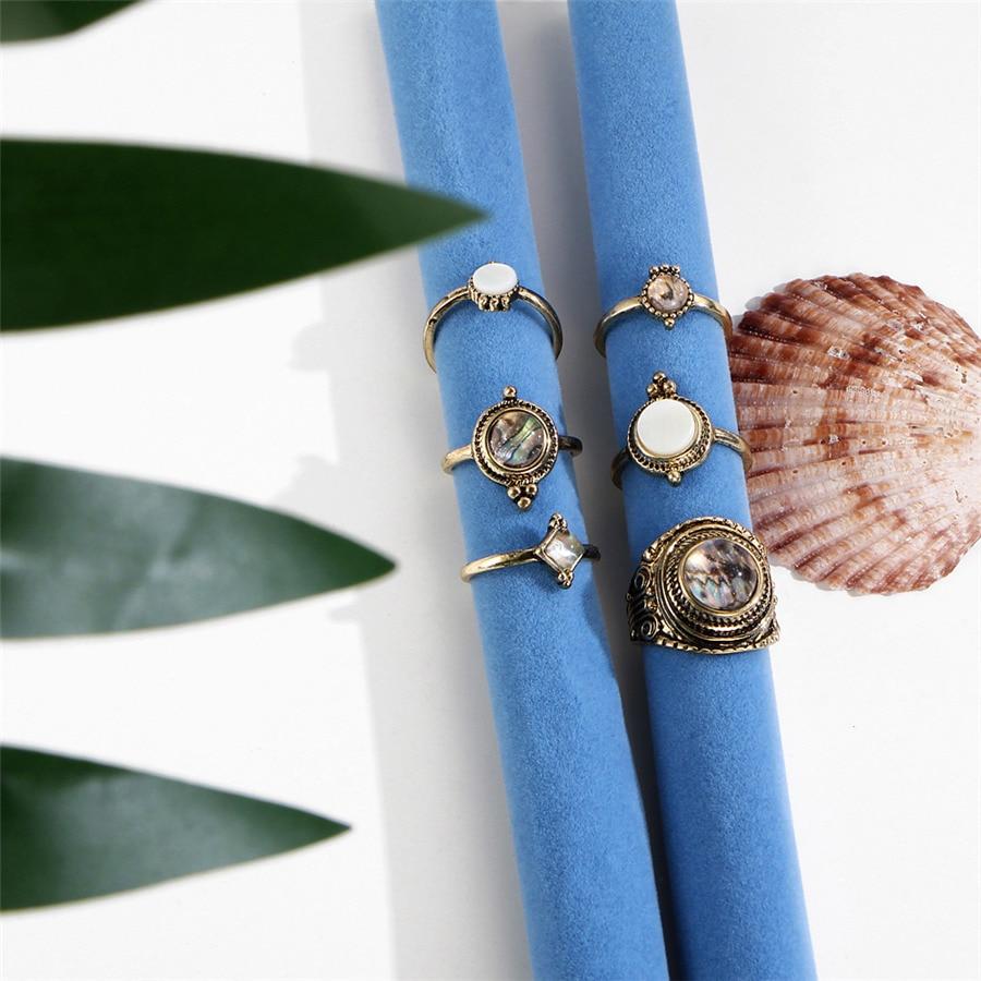 Majestic Universe Ring Set - Floral Fawna