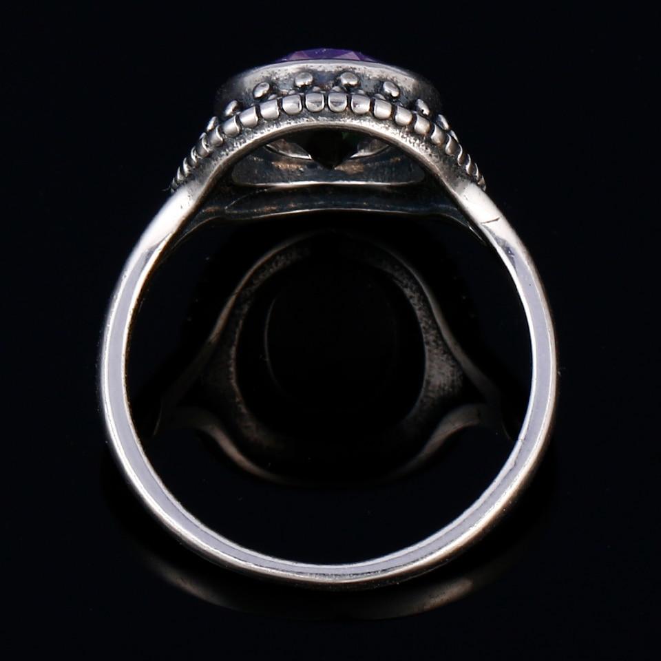 Mystic Rainbow Topaz Silver Ring - Floral Fawna