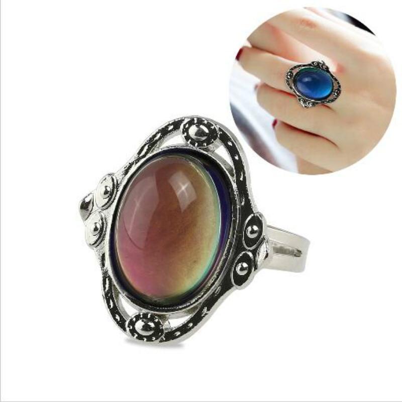 Retro Style Magical Mood Ring - Floral Fawna