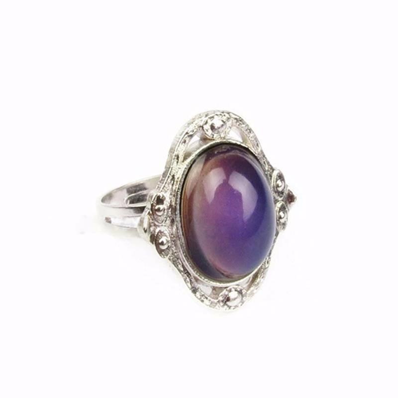 Retro Style Magical Mood Ring - Floral Fawna