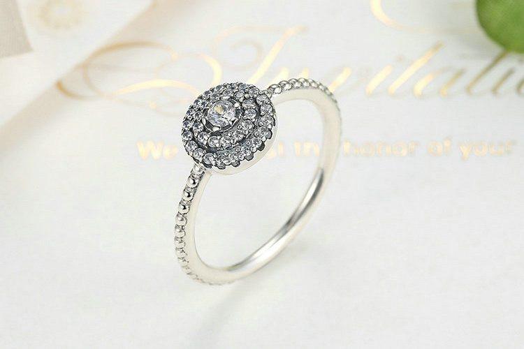 Round Flower Silver Ring - Floral Fawna