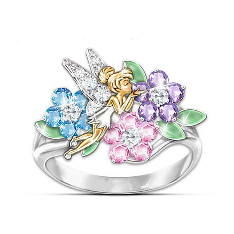 The Flower Fairy Fantasy Ring - Floral Fawna