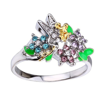 The Flower Fairy Fantasy Ring - Floral Fawna