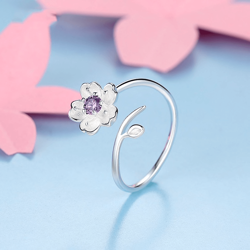 The Magnificent Cherry Blossom Ring - Floral Fawna