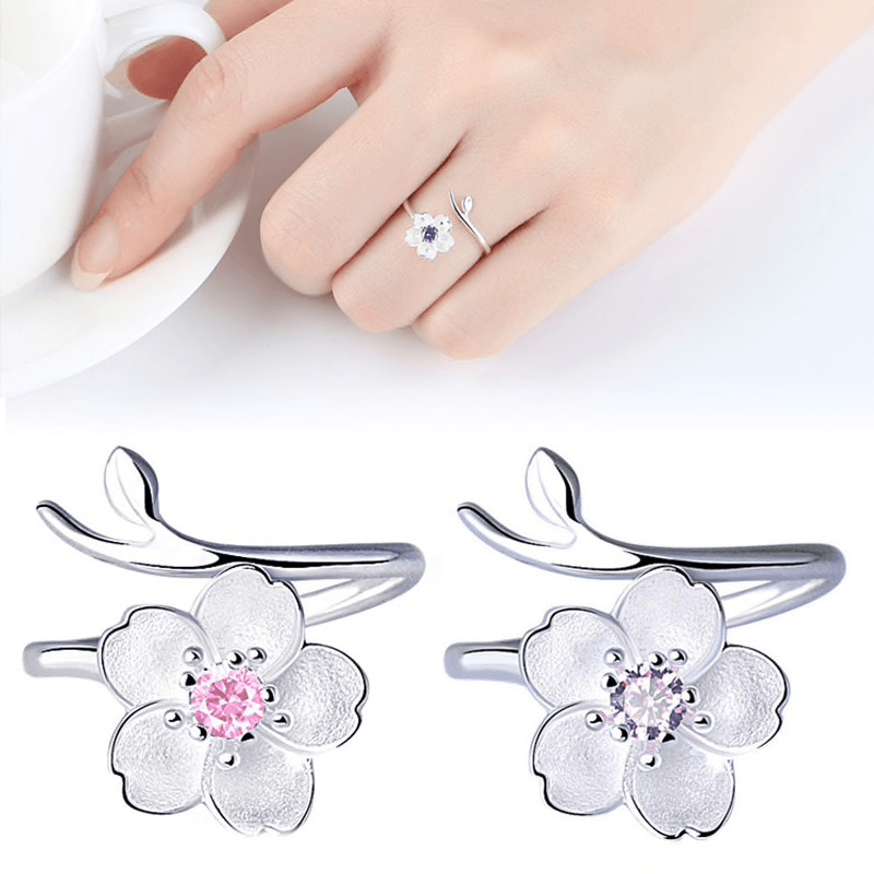 The Magnificent Cherry Blossom Ring - Floral Fawna