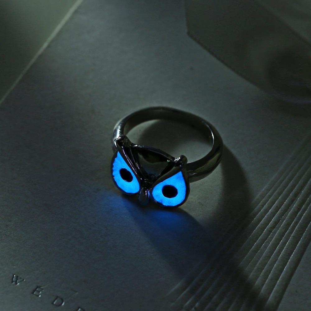 The Wise Owl Glow In The Dark Ring - Floral Fawna