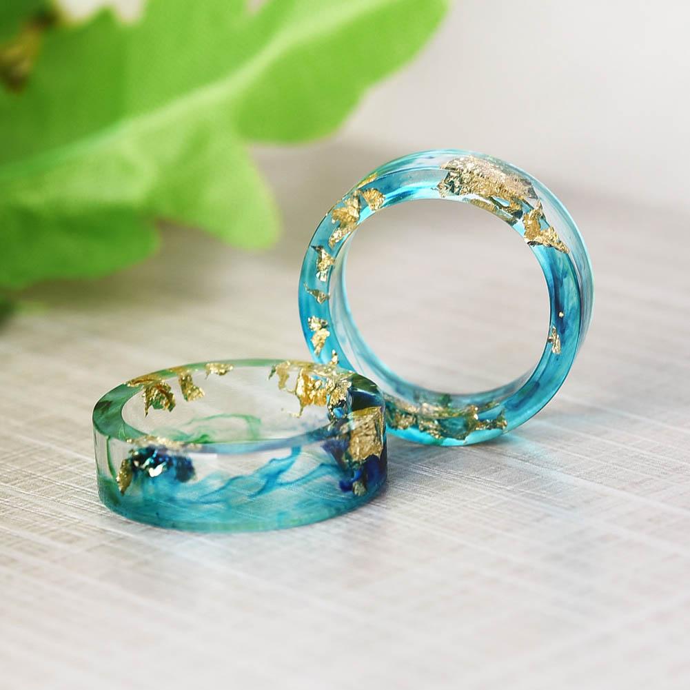 Under The Sea Resin Ring - Floral Fawna