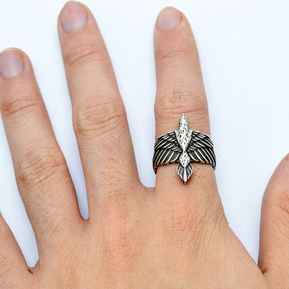 Viking Raven Wrap Ring - Floral Fawna