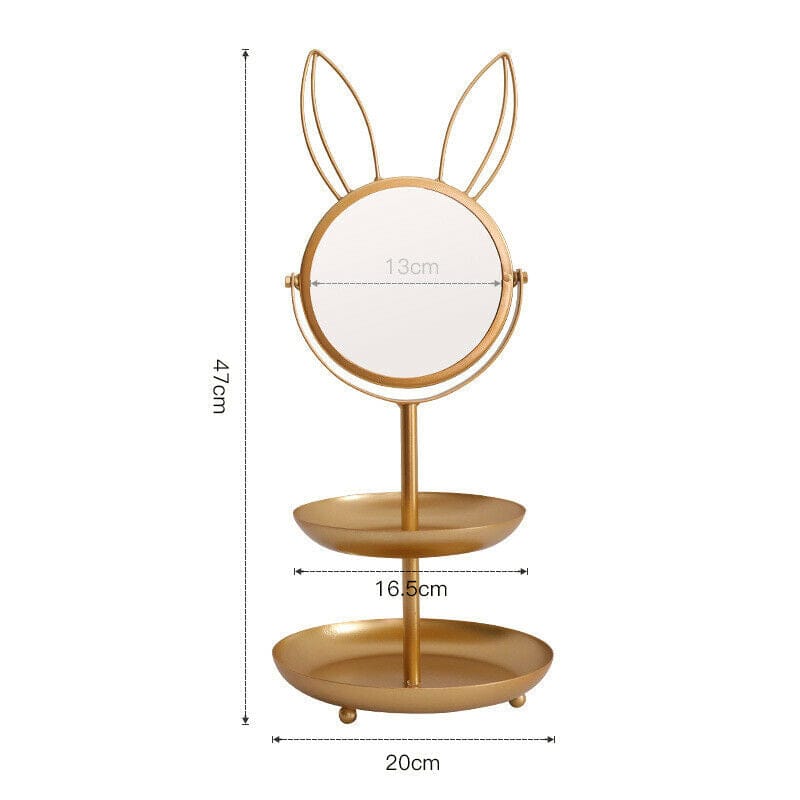 Bunny Ears Mirror - Floral Fawna