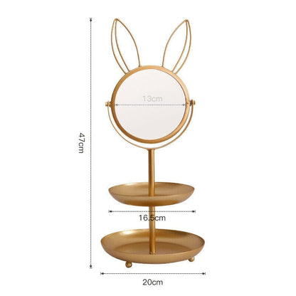 Bunny Ears Mirror - Floral Fawna