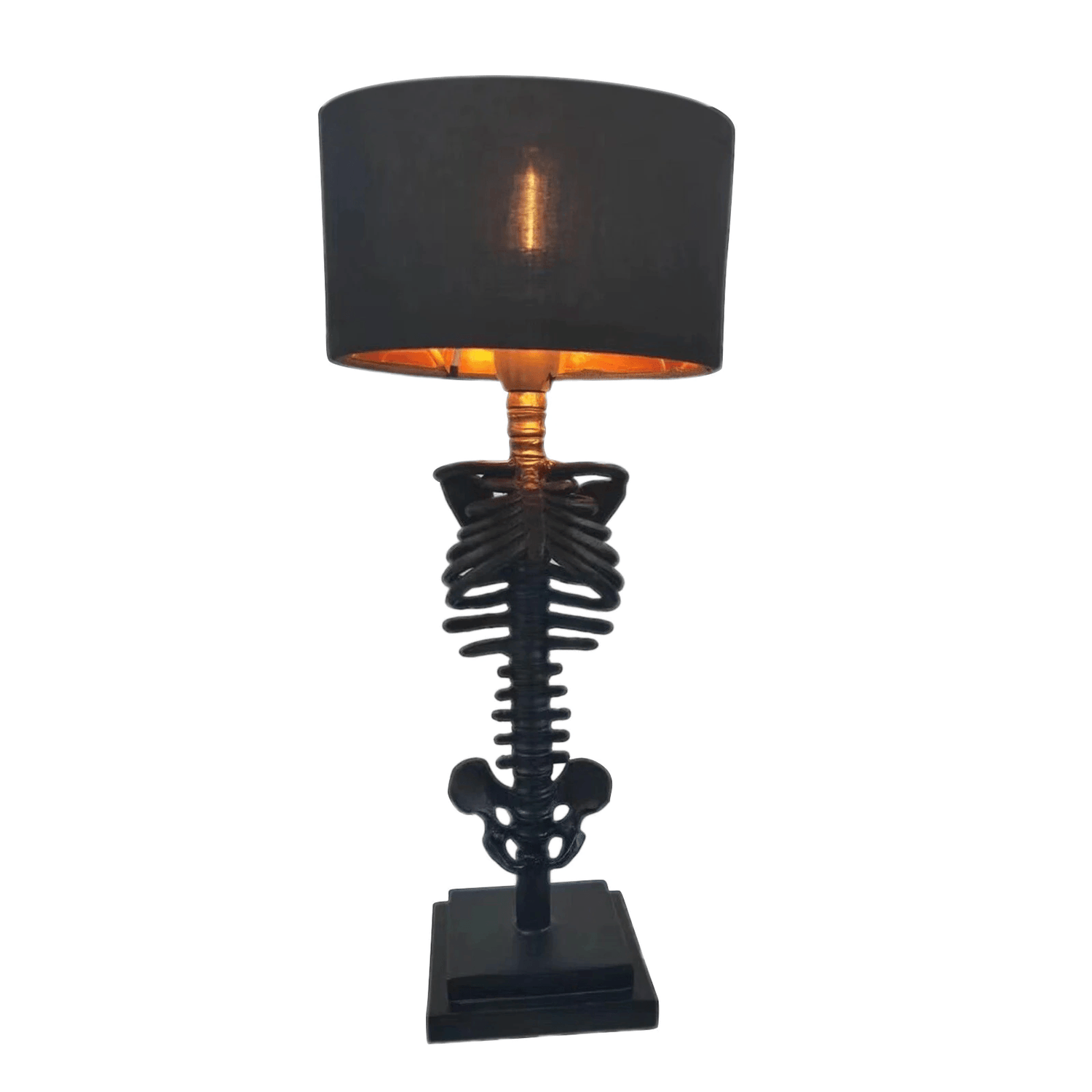 Gothic Skeleton 3D Table Lamp - Floral Fawna